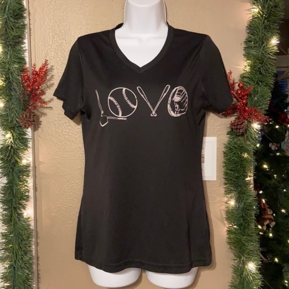 𝅺baseball mom love shirt
